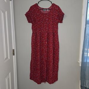 Premier International Red Floral Dress
